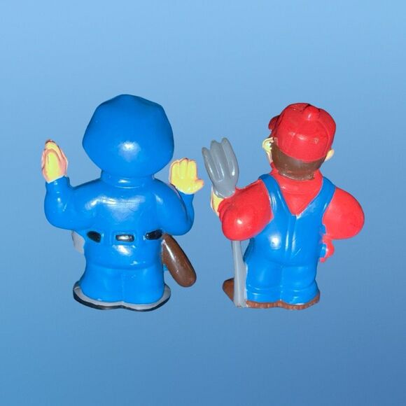 2006 Maxim Fireman & Construction Figures For Wood Train Set A20 - Picture 3 of 8